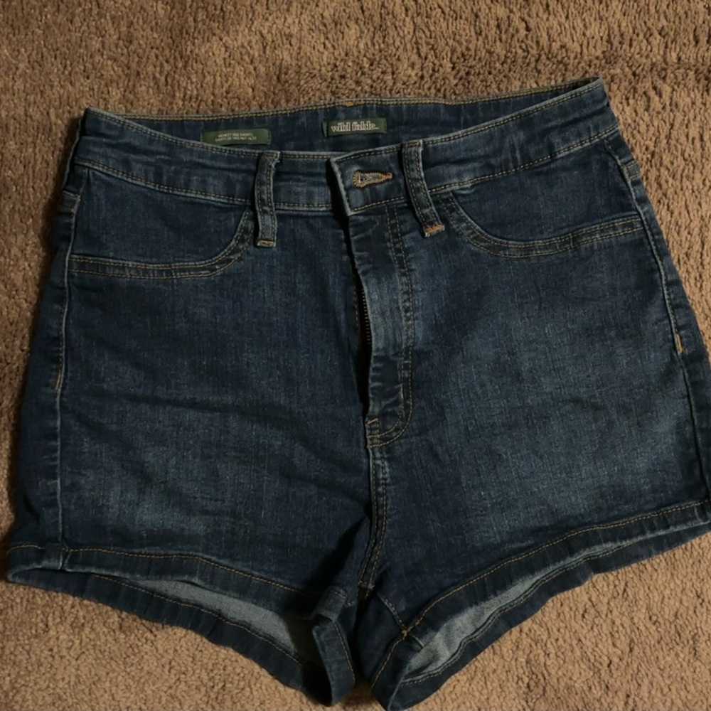 Wild Fable Dark Blue Jean Shorts Target brand
